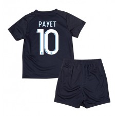 Olympique de Marseille Dimitri Payet #10 Bortaställ Barn 2022-23 Korta ärmar (+ Korta byxor)